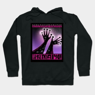 Cosmic Alien Hand Part of Cosmic Collection Hoodie